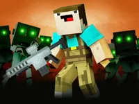 Noob Shooter Zombie: קרב הזומבים הקובייתי של קרלו משחקים image