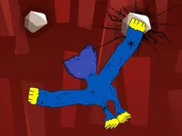 פופי מטפס על הסלעים image
